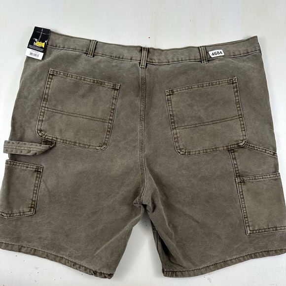 No Boundaries Other - New No Boundaries Men's Carpenter Shorts 44x9 Olive Cotton Canvas Army Green